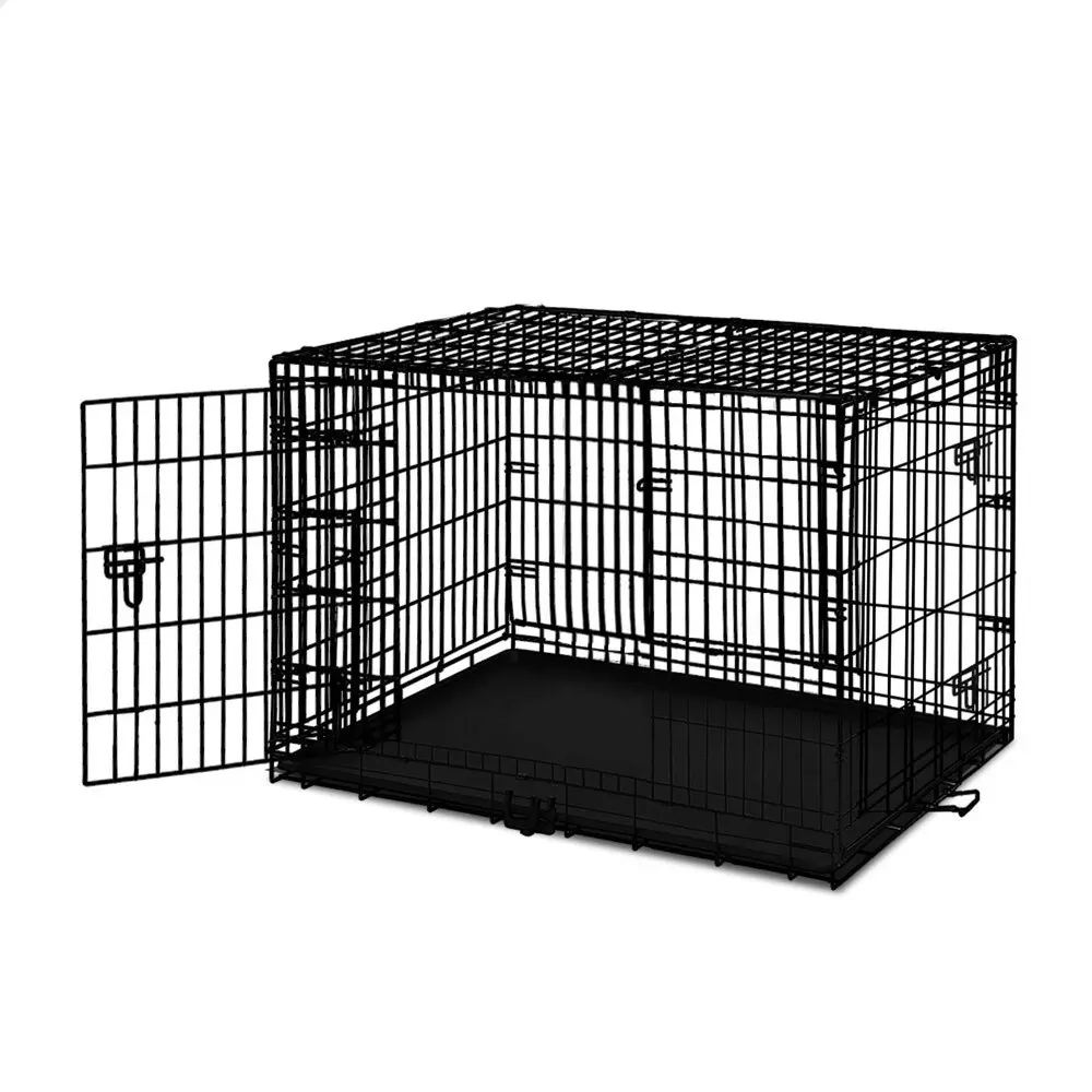 BEASTIE Dog Cage 30 inch Large Pet Crate Kennel Cat Metal Playpen Foldable