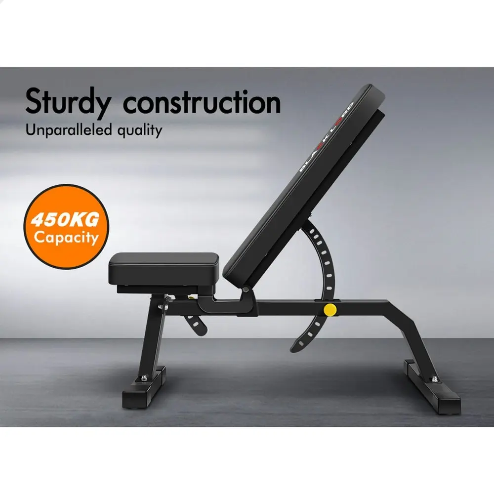 Black Lord Weight Bench Commercial FID Bench Flat Incline Press Fitness Gym