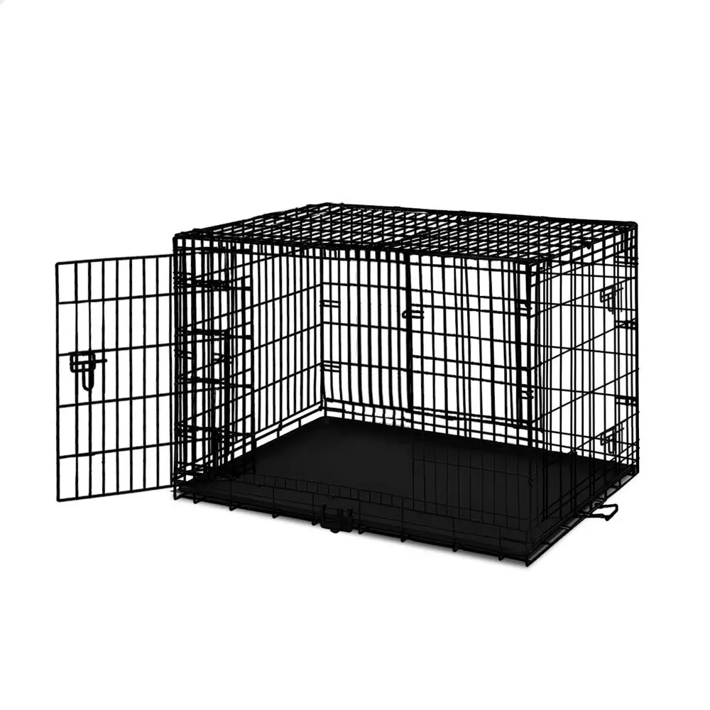 BEASTIE Dog Cage 24 inch Large 8 Panel Fence Enclosure Dog Metal Exercise Pen