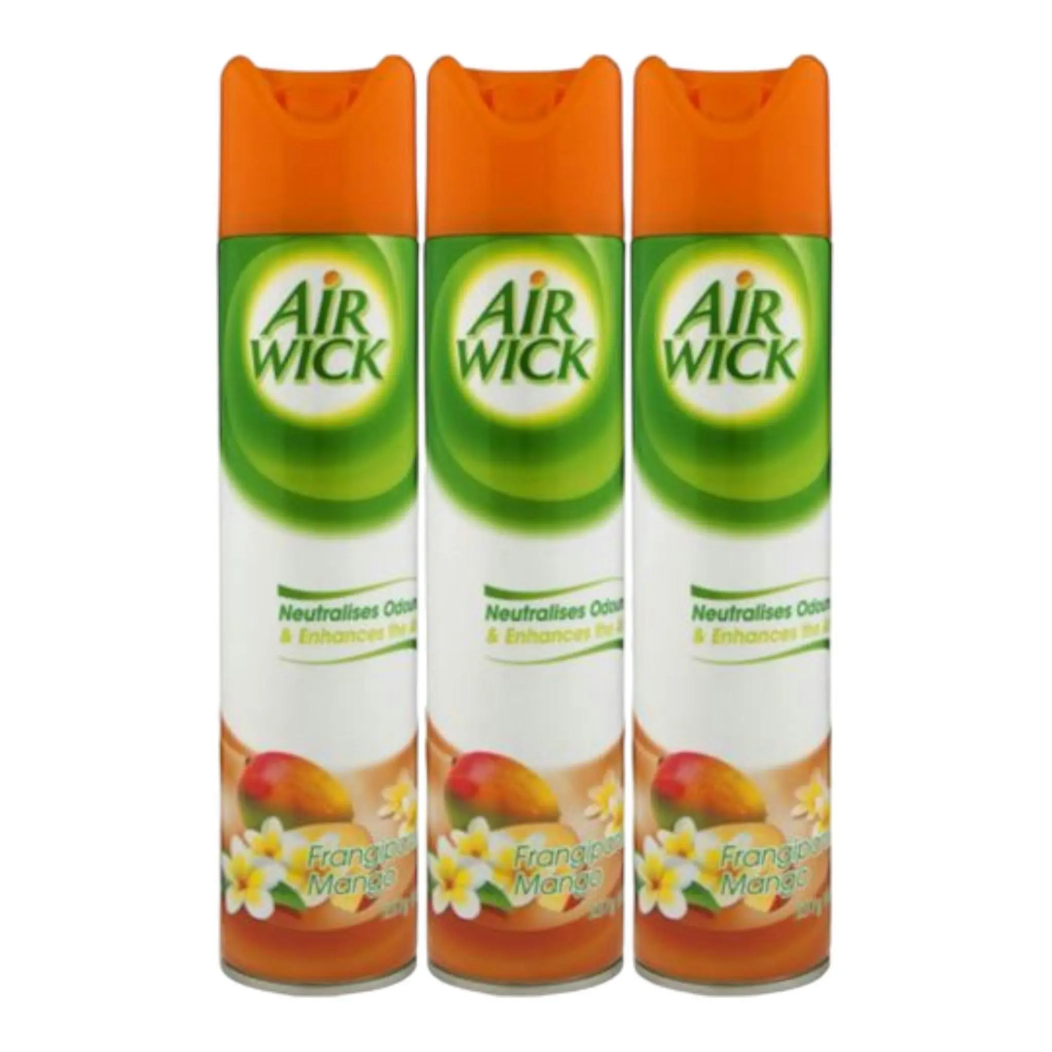 3 Pack Air Wick Frangipani Mango spray 237g