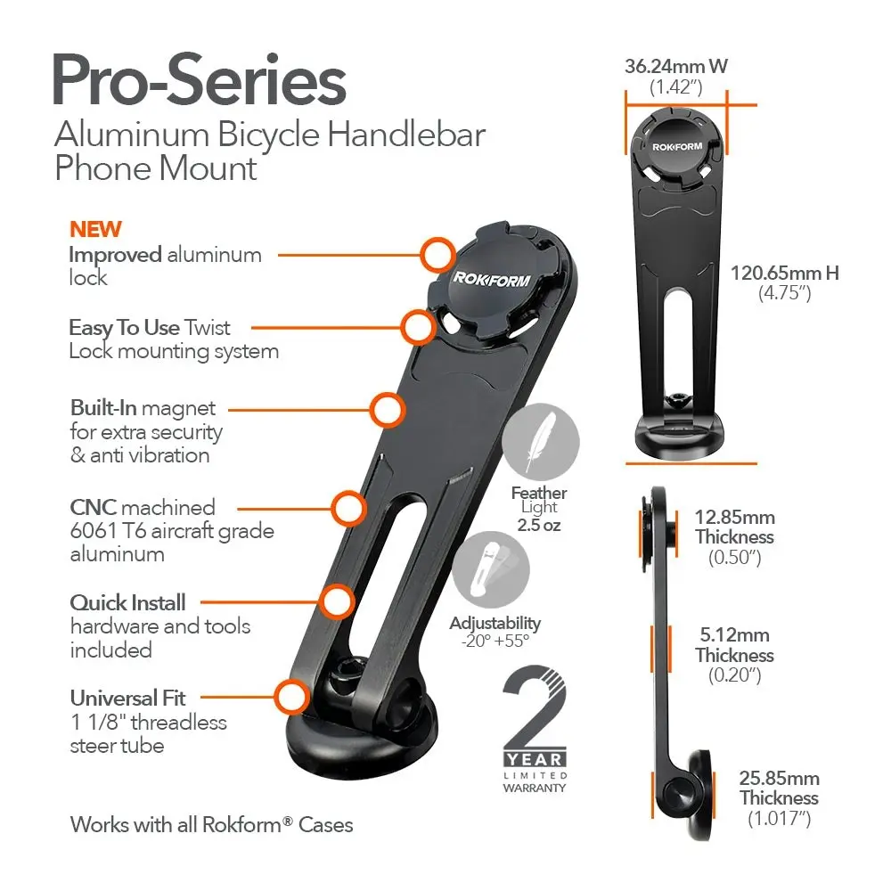 V4 Pro Series Phone Bike Mount