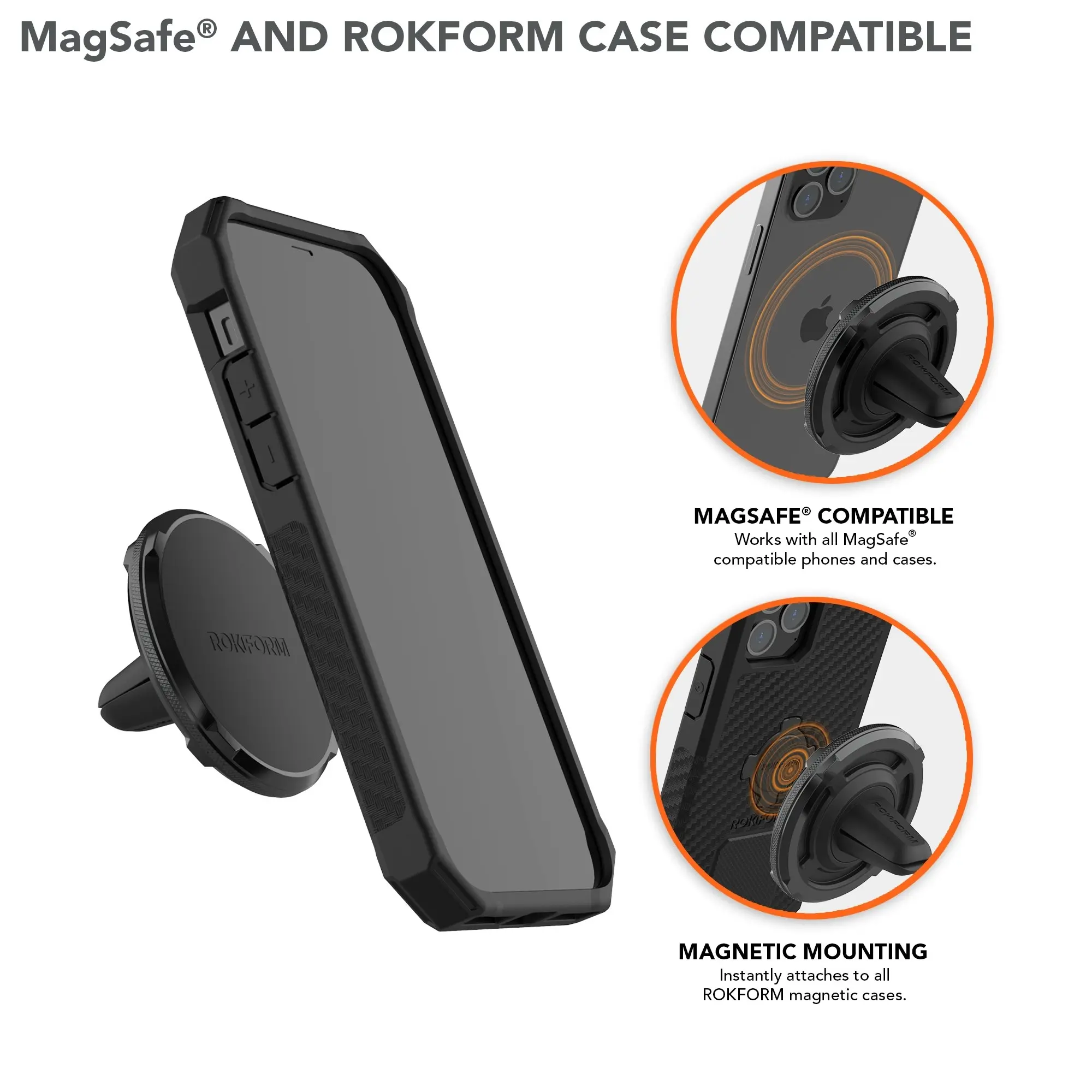 Dual Magnet Vent Mount | MagSafe® Compatible