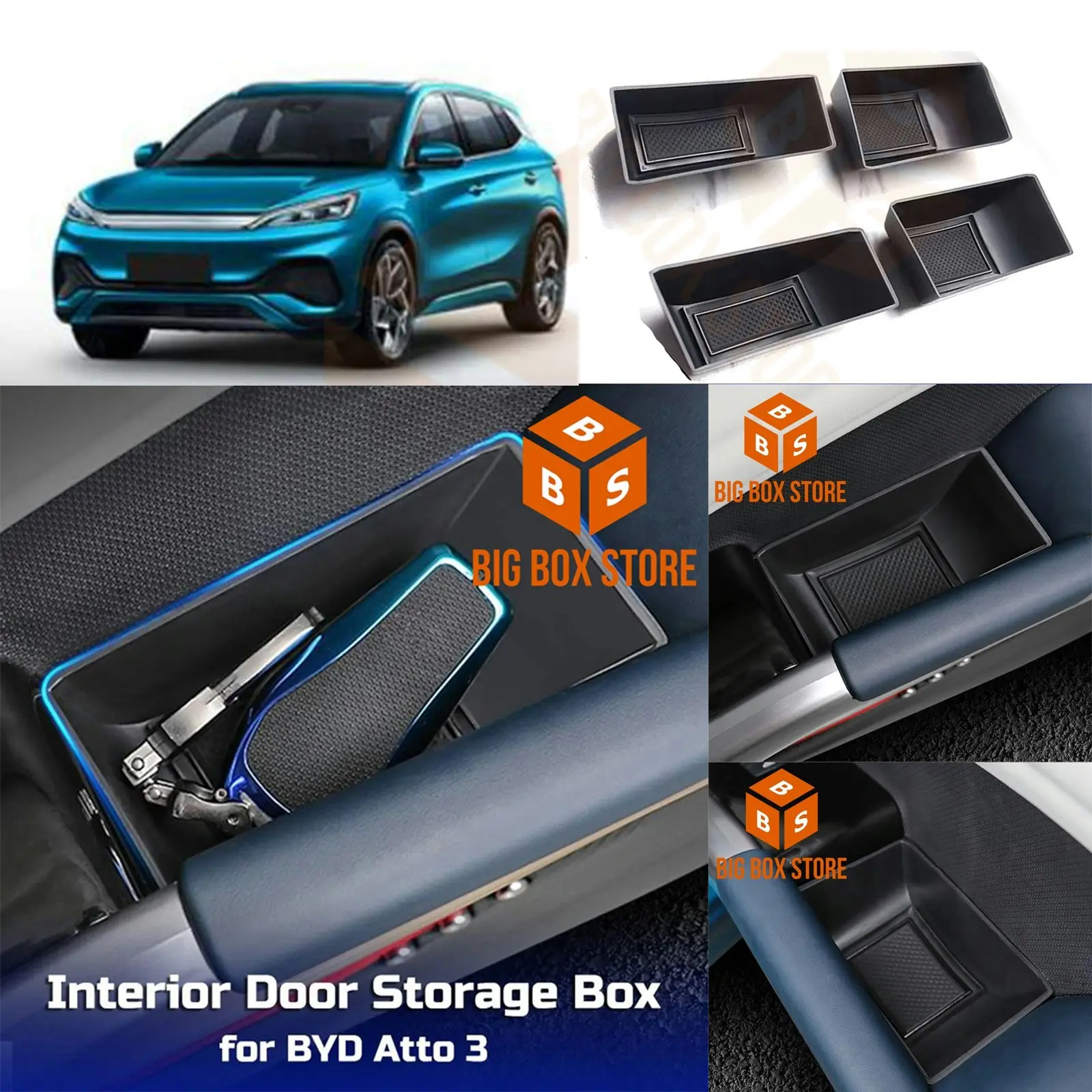 BYD Atto 3 Door Handle Storage Box Set