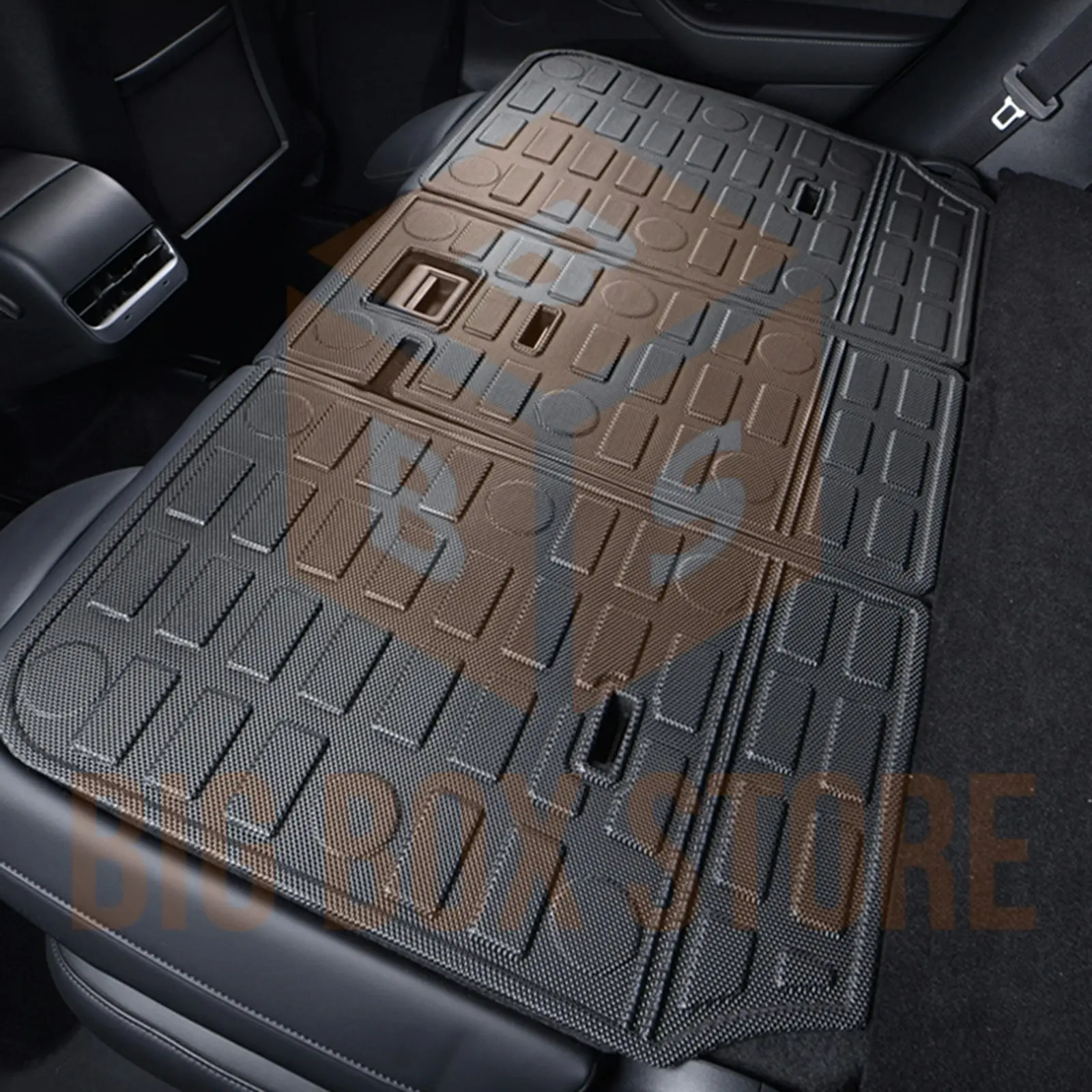 Accecar TESLA MODEL Y 3D TPE Rear Seat Back Cover 2020-2023