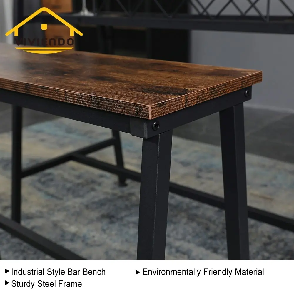 Viviendo Bench Seating, Dining Table, Bar Table - Industrial Style