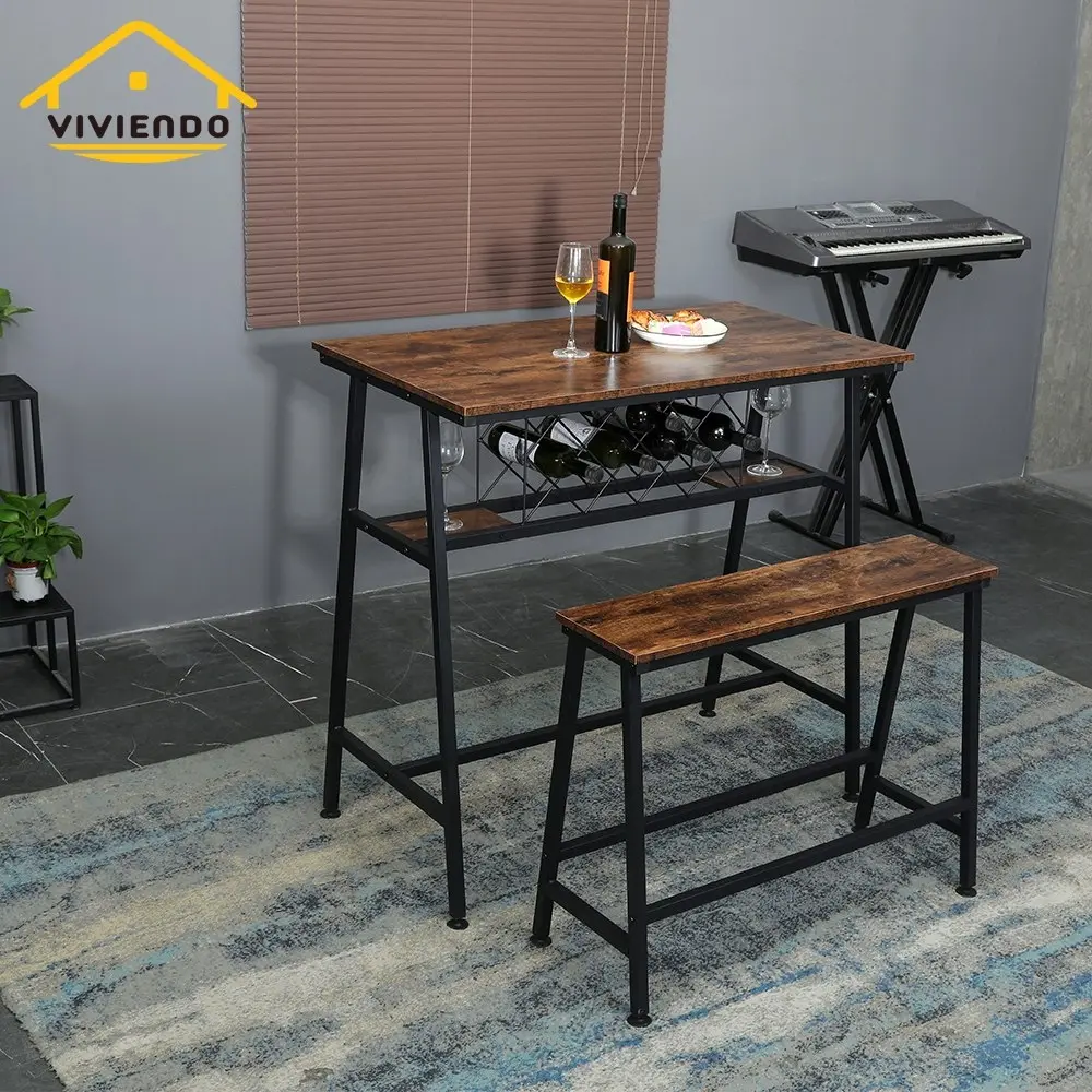 Viviendo Bench Seating, Dining Table, Bar Table - Industrial Style