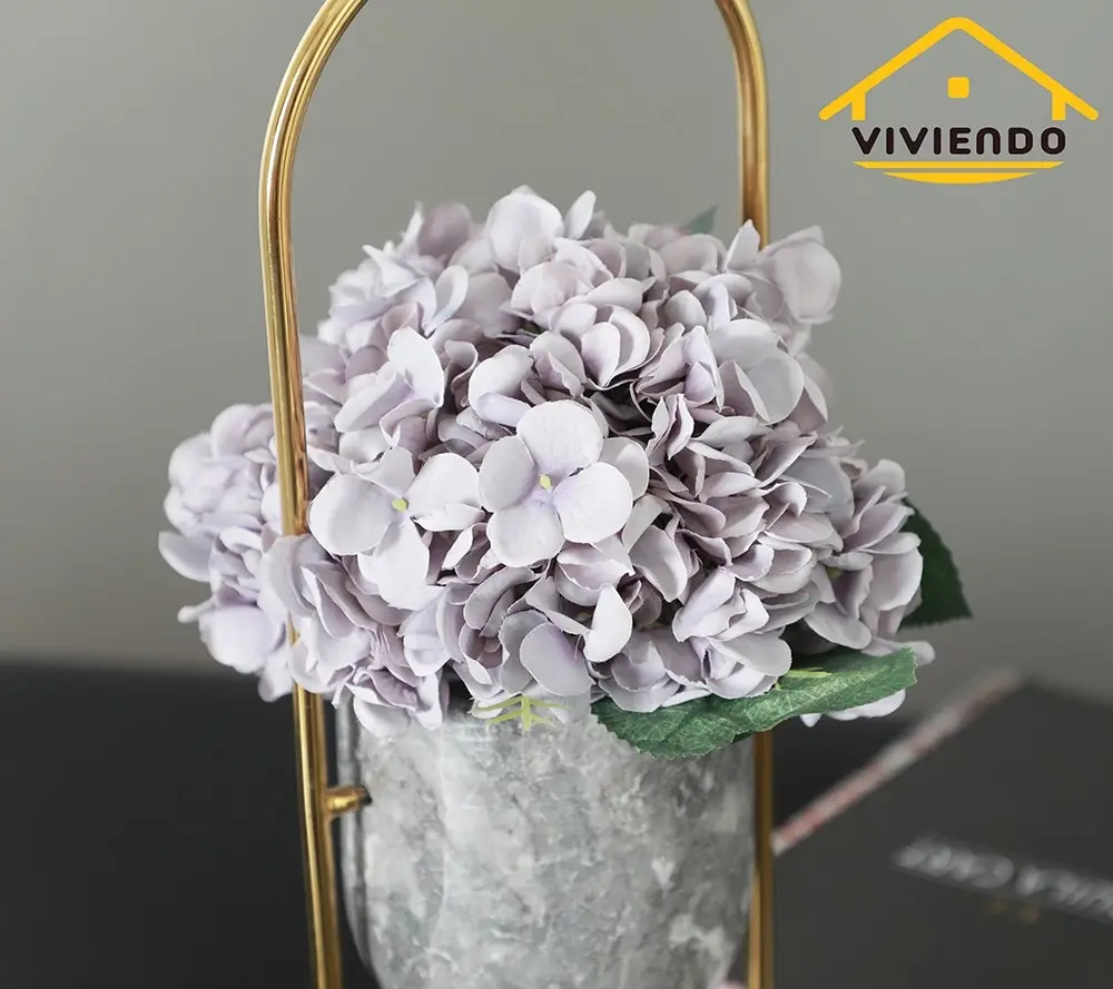 Viviendo Elliptical Bronze & Stainless Steel Flower Vase Marble and stainless steel Vase