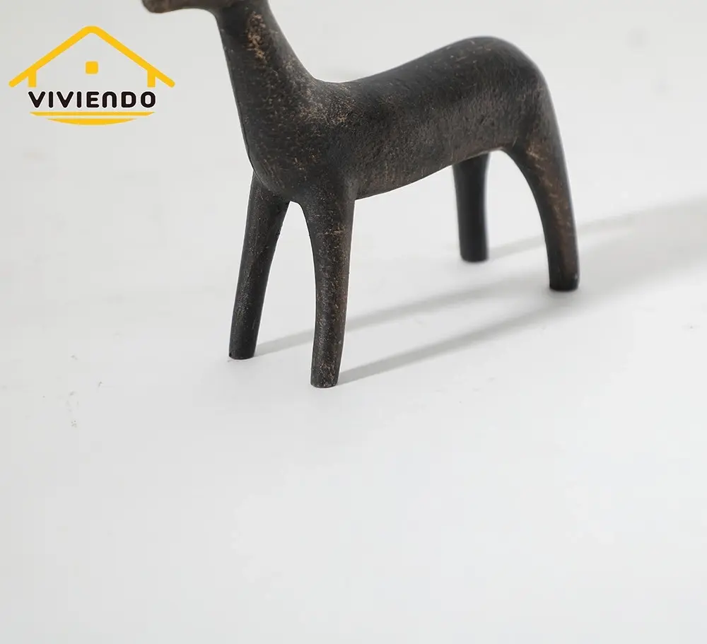 Viviendo Tin Decorative Deer Art Sculpture