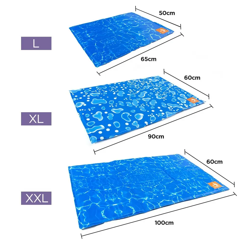 Furbulous Waterdrop Style Pet cooling Mat  - XXLarge - 100cm x 60cm