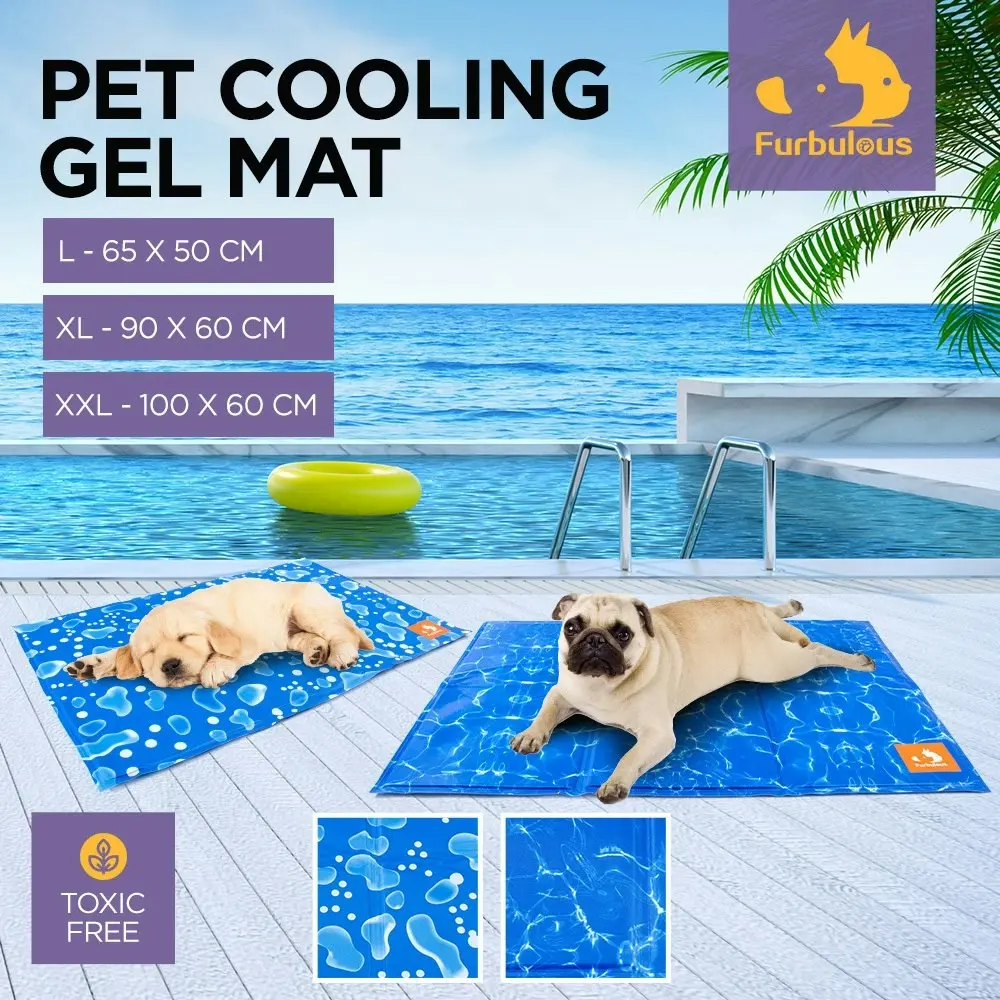 Furbulous Waterdrop Style Pet cooling Mat  - XXLarge - 100cm x 60cm