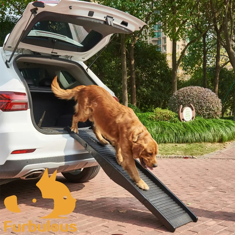 Furbulous Folding Dog Ramp - Portable Lightweight Pet Ramp Foldable Pet Ramp