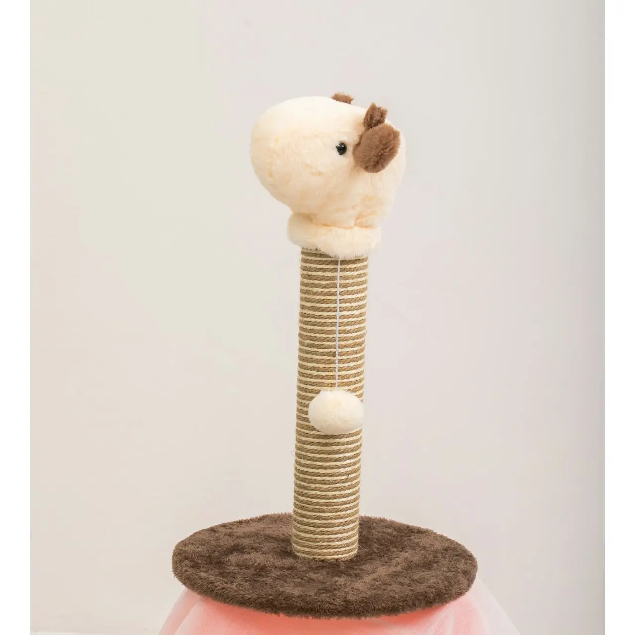 Furbulous Giraffe Cat Scratching Post Sisal Vertical Cat Scratcher Toy