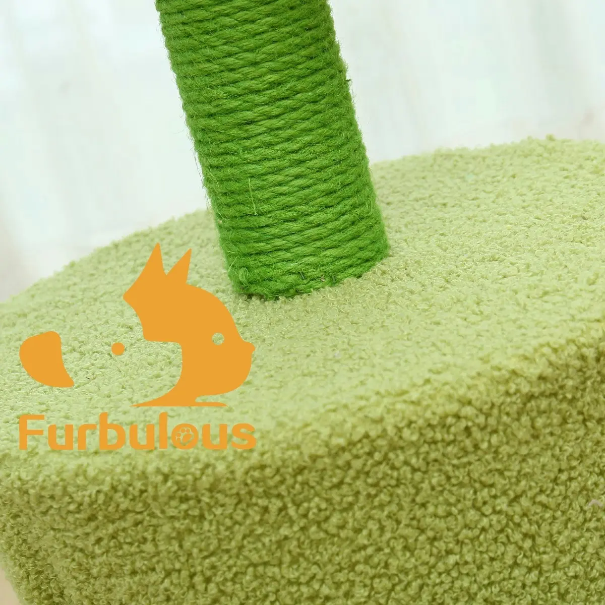 Furbulous Sunflower Cat Tree scratching Post and Cat Tower with Hideaway