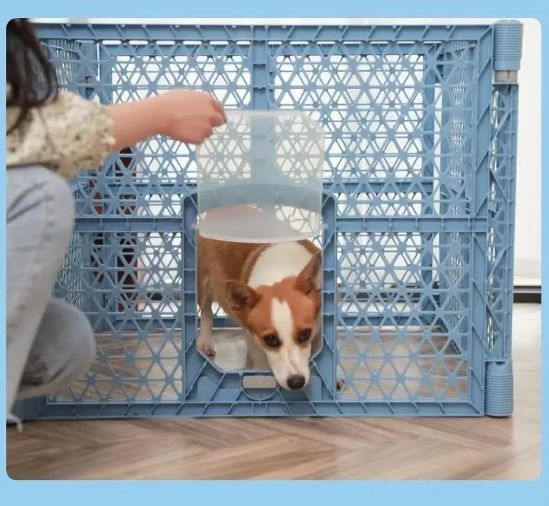 Furbulous Extendable 4 Panel Pet Dog Playpen and Puppy Exercise Cage Enclosure Fence Play Pen