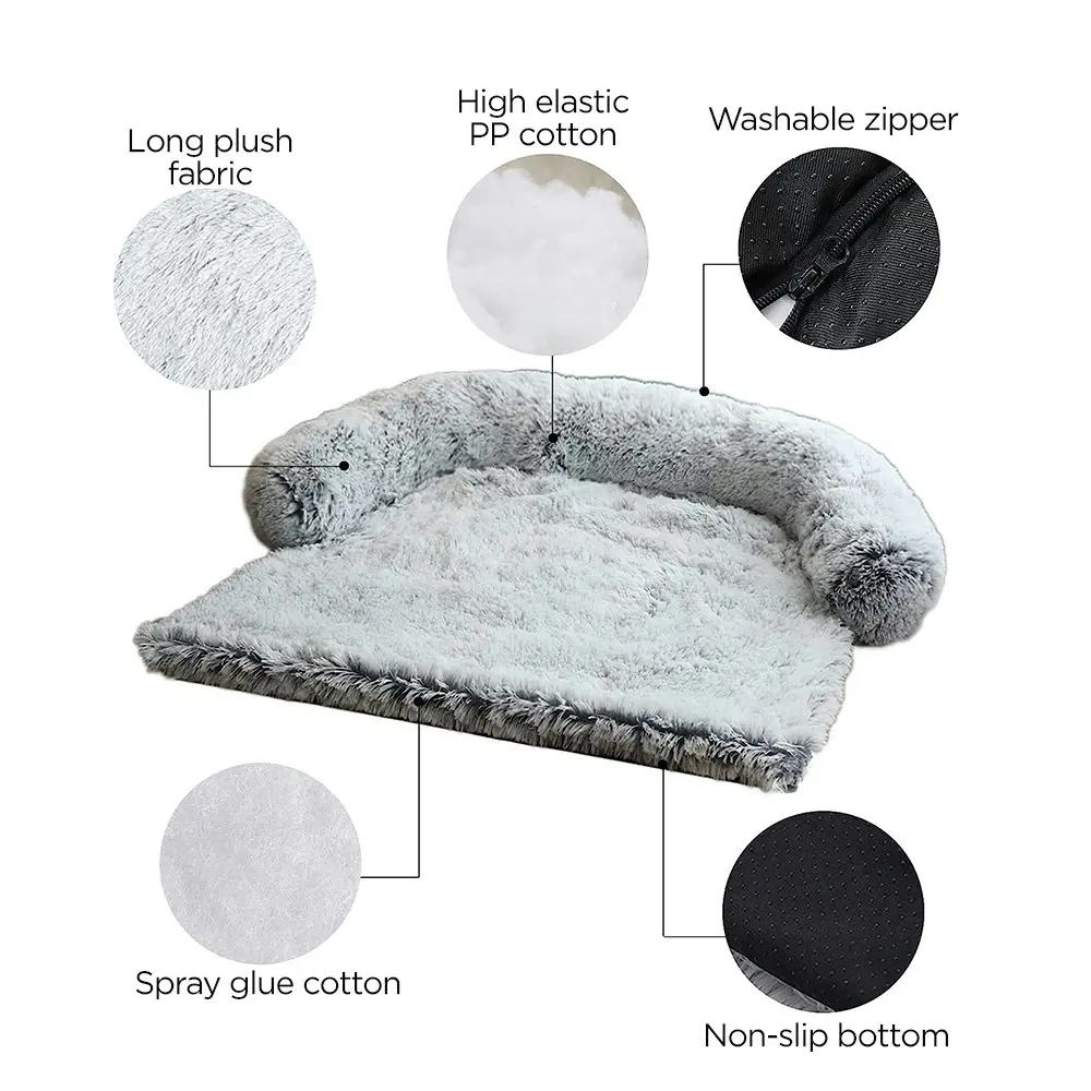 Furbulous Small Pet Protector Dog Sofa Cover in Light Grey - Small - 68cm x 68cm