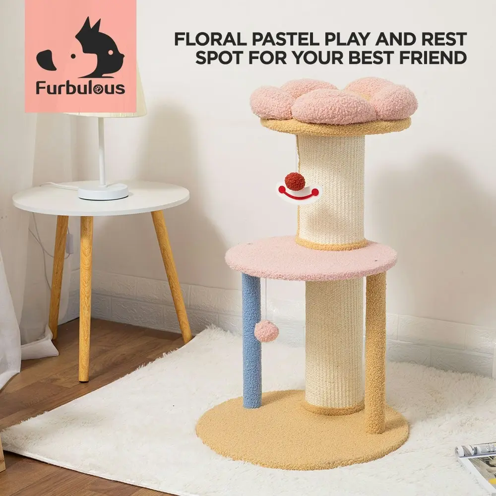 Furbulous 86cm Cat Tower Climbing Tree and Multi Level Scratching Post Circus Style