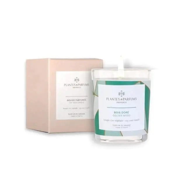 Plantes & Parfums | 180g Handcrafted Perfumed Candle -Golden Wood