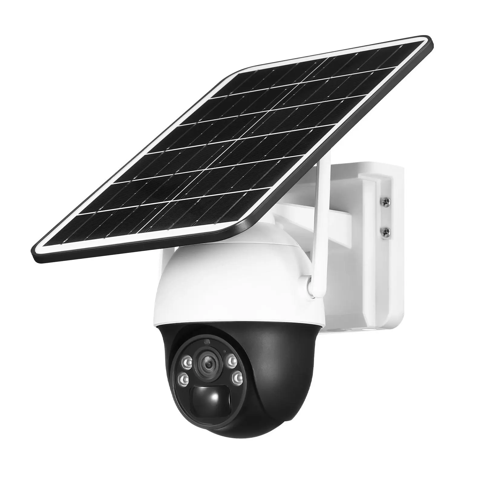 Ausway 4G Solar Security Camera Wireless Outdoor CCTV Home Surveillance System with Battery Remote Control x4