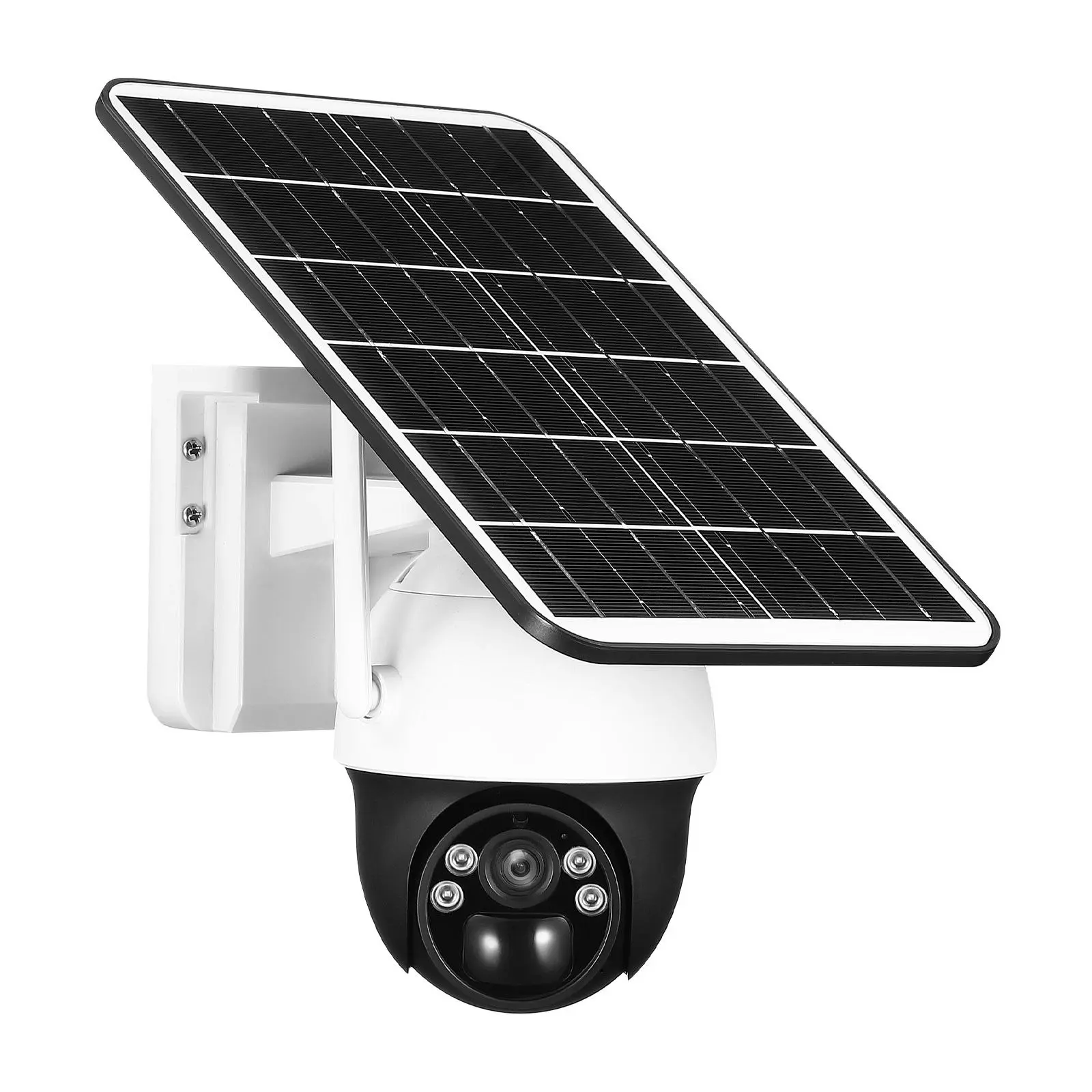 Ausway 4G Solar Security Camera Wireless Outdoor CCTV Home Surveillance System with Battery Remote Control x4