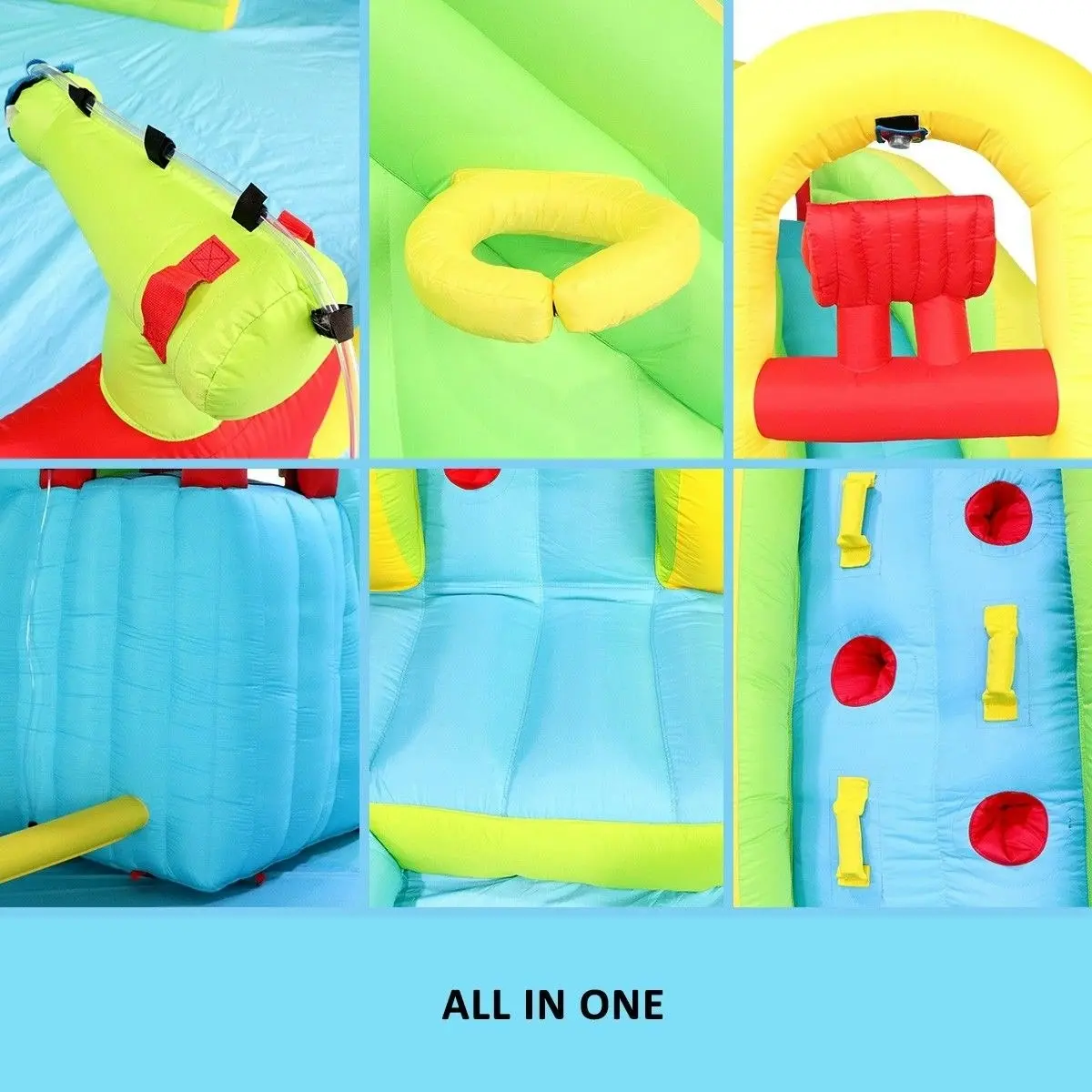 Kidbot Inflatable Water Park Water Slide Jump Castle Pool Outdoor Toy Bouncer Play Centre