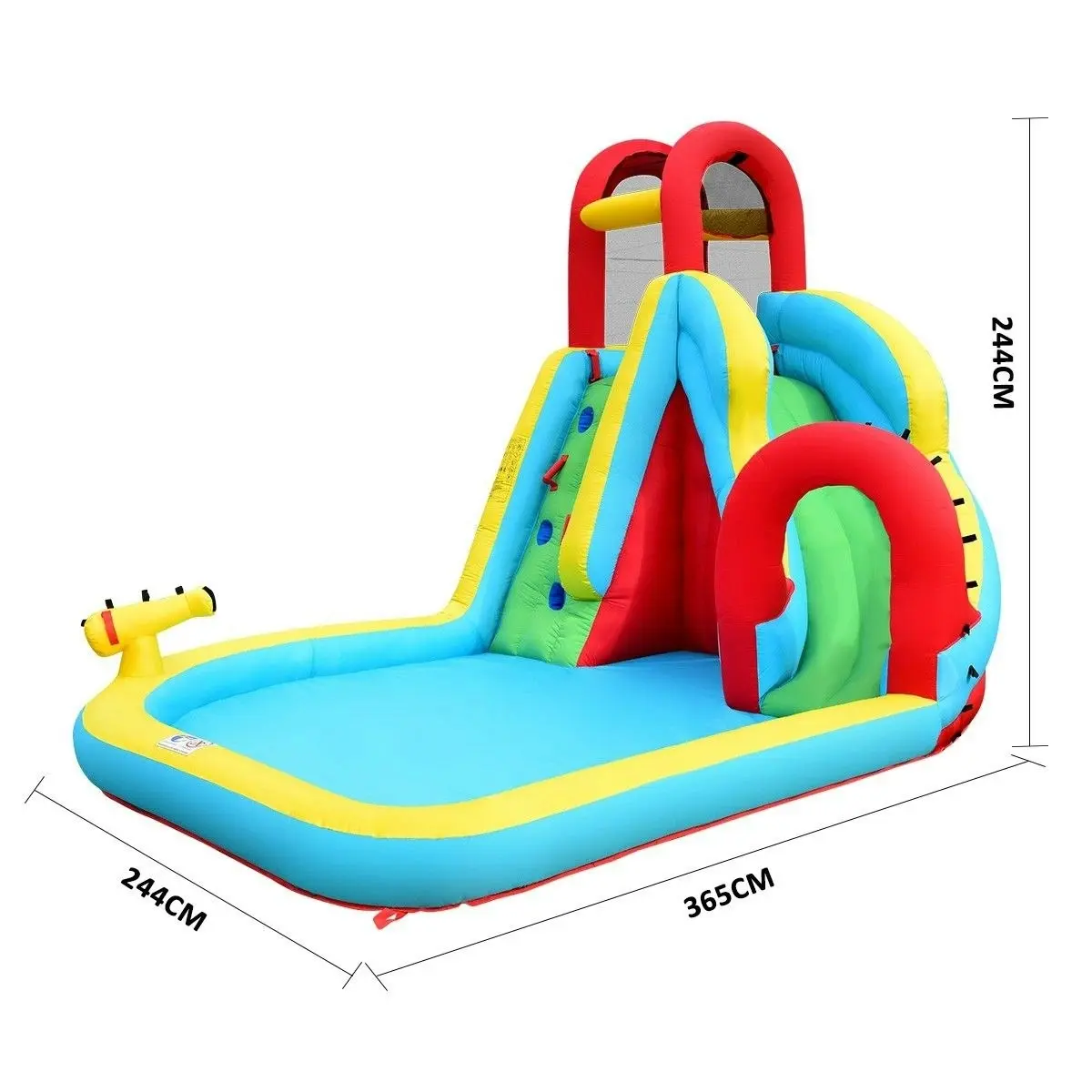 Kidbot All in One Inflatable Water Park Water Slide Jump Castle Blow Up Pool Bouncer House For Kids