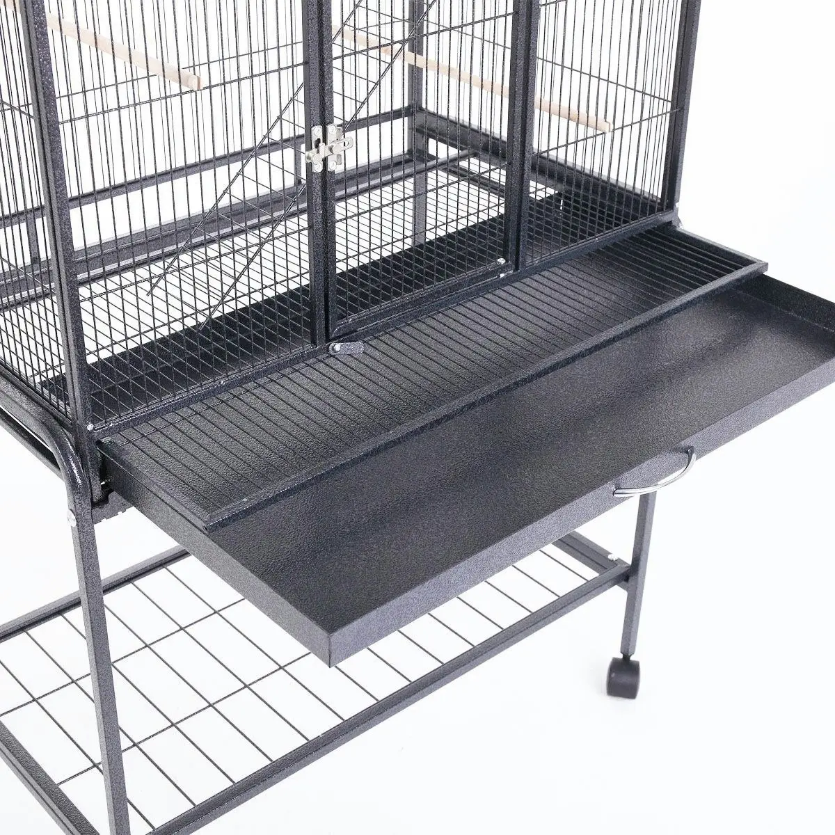 Ausway Large Space Cage on Wheels for Birds Parrot