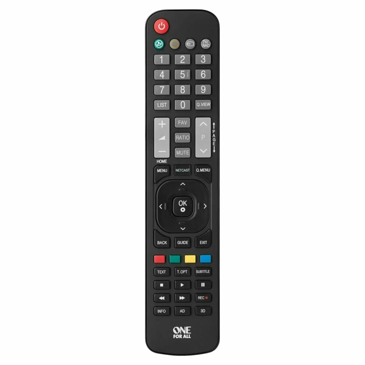 One For All LG Replacement Remote Control Twin Pack