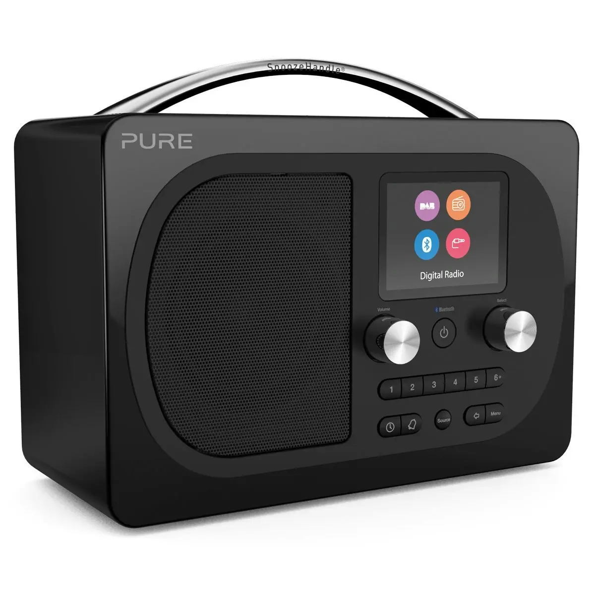 Pure Evoke H4 Prestige Portable DAB+ and FM Radio Black