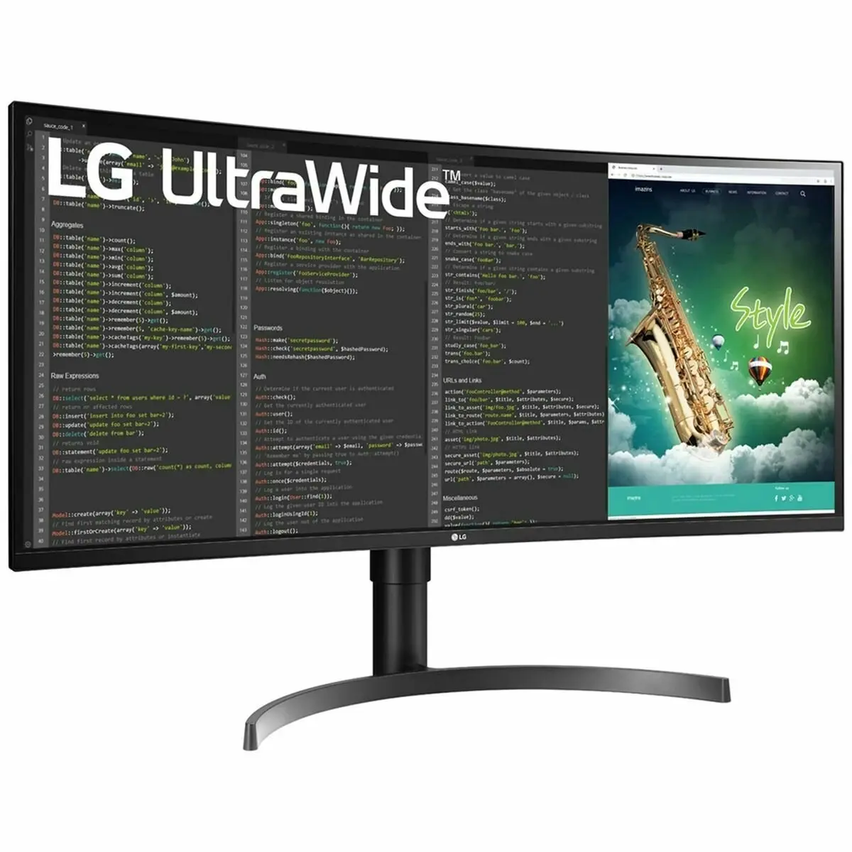 LG 35 Inch UltraWide QHD HDR VA Curved Monitor