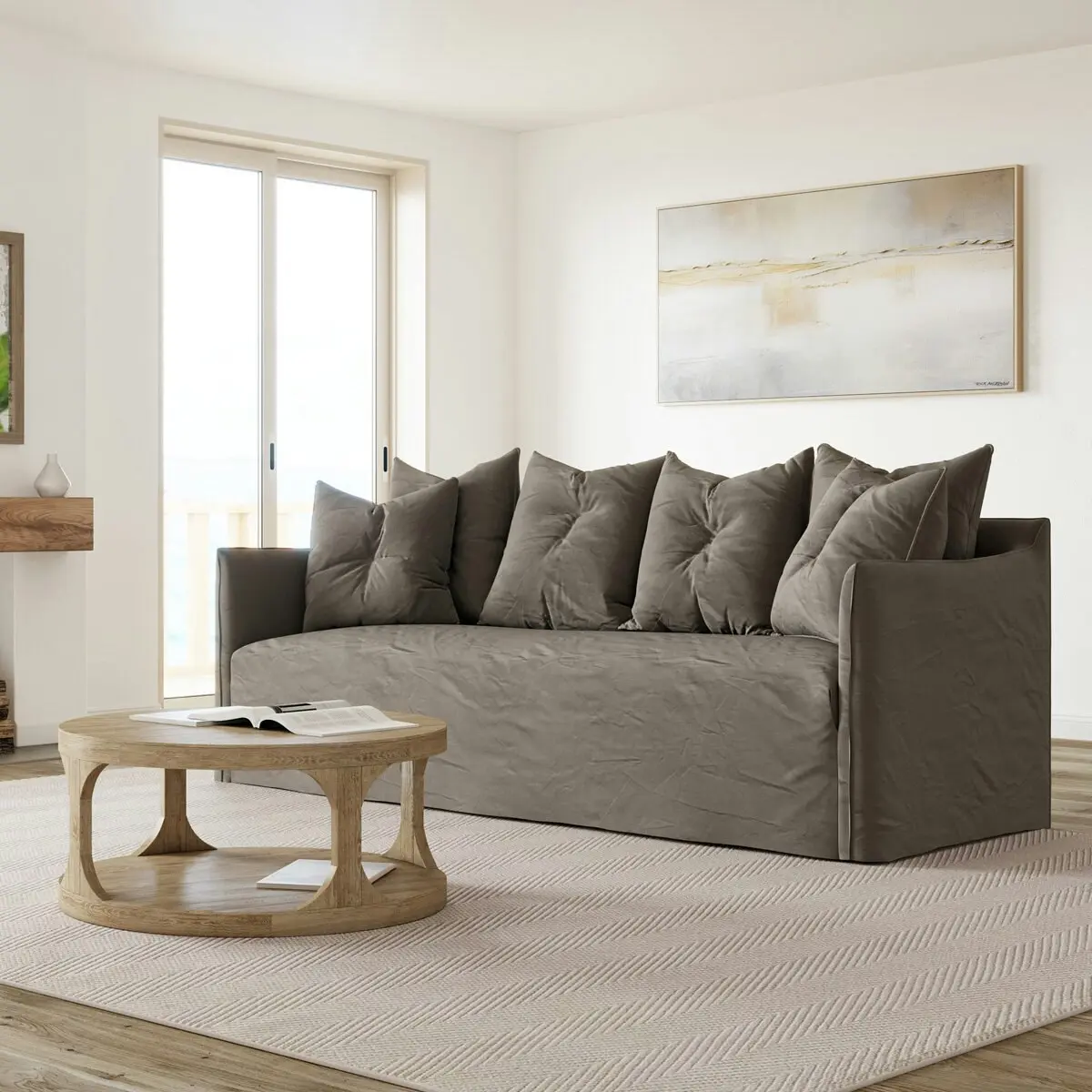 Kalona KAUAI Three Seater Sofa Coal