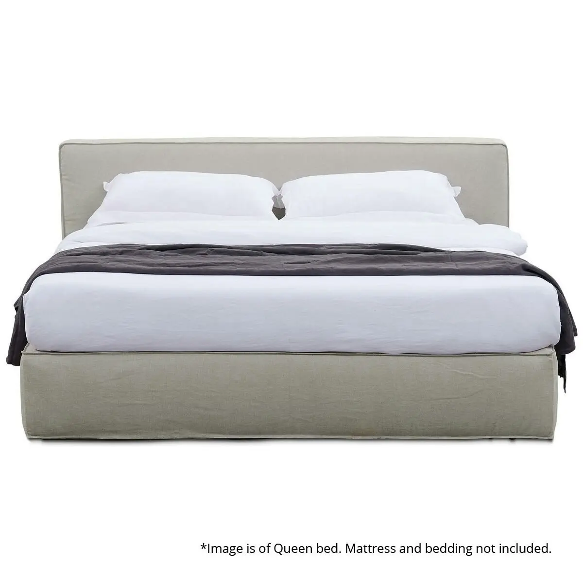 Kalona MONTEVERDE King Bed Base & Bedhead Pearl