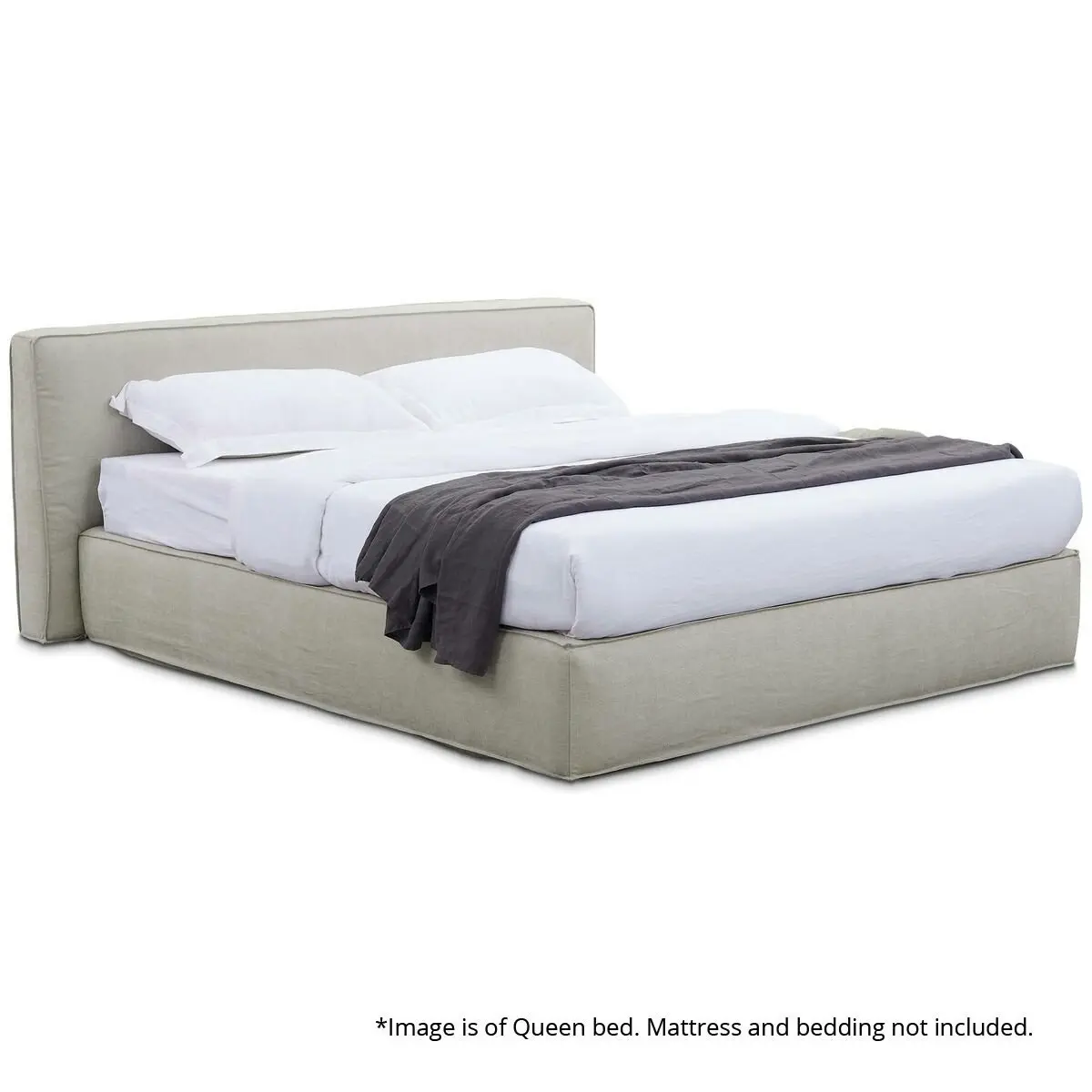 Kalona MONTEVERDE King Bed Base & Bedhead Pearl