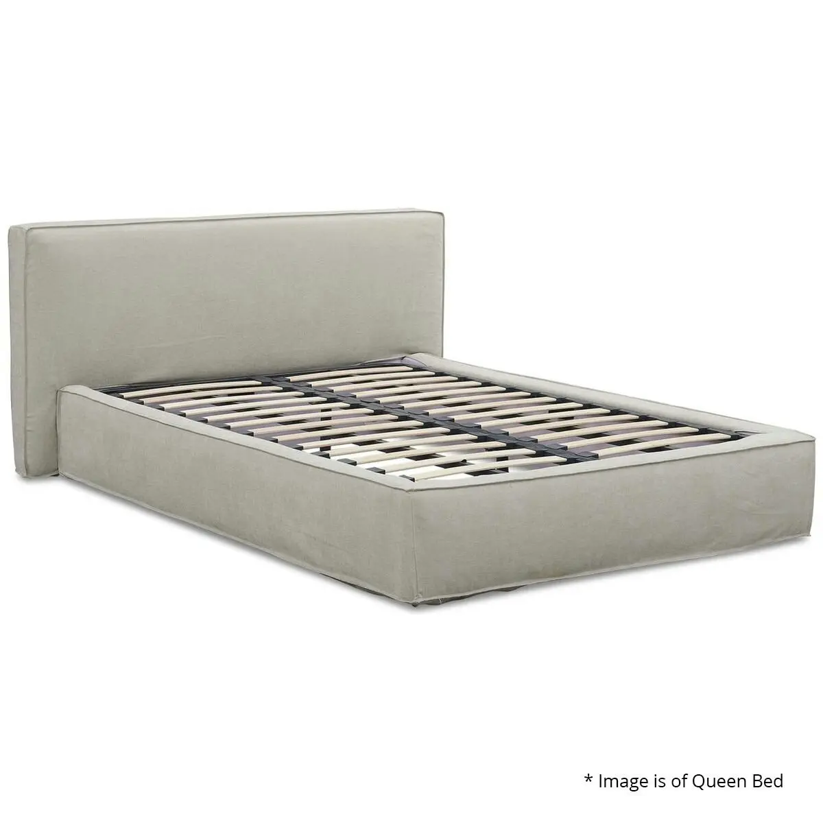 Kalona MONTEVERDE King Bed Base & Bedhead Pearl