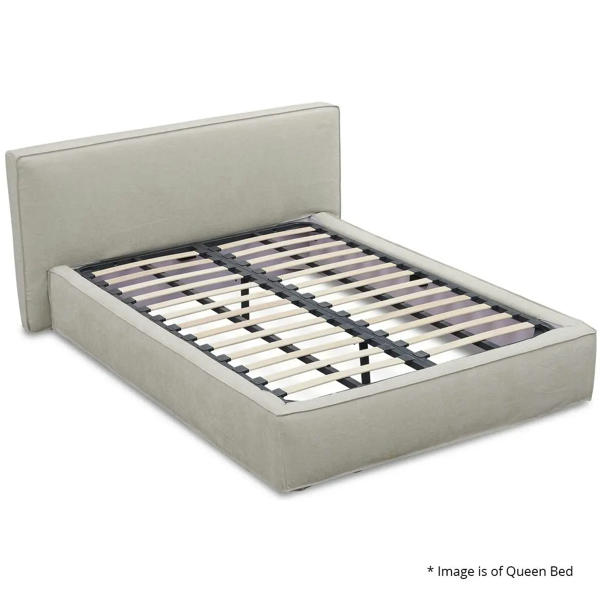 Kalona MONTEVERDE King Bed Base & Bedhead Pearl