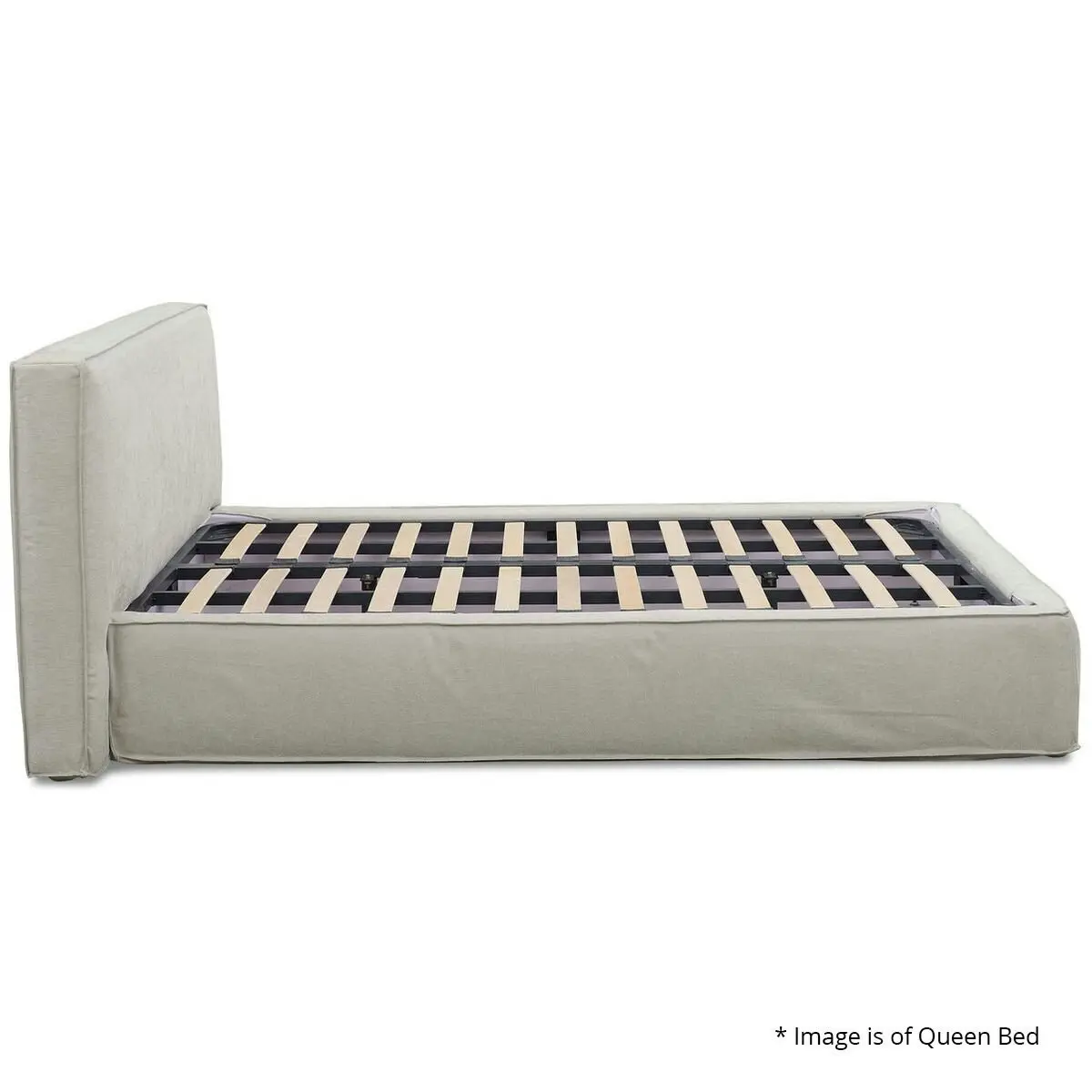 Kalona MONTEVERDE King Bed Base & Bedhead Pearl