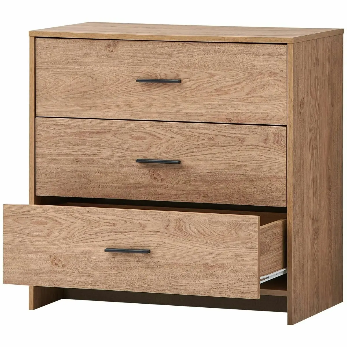 Ostro Furniture Ostro Cody Three Drawer Lowboy Mid Tone Oak