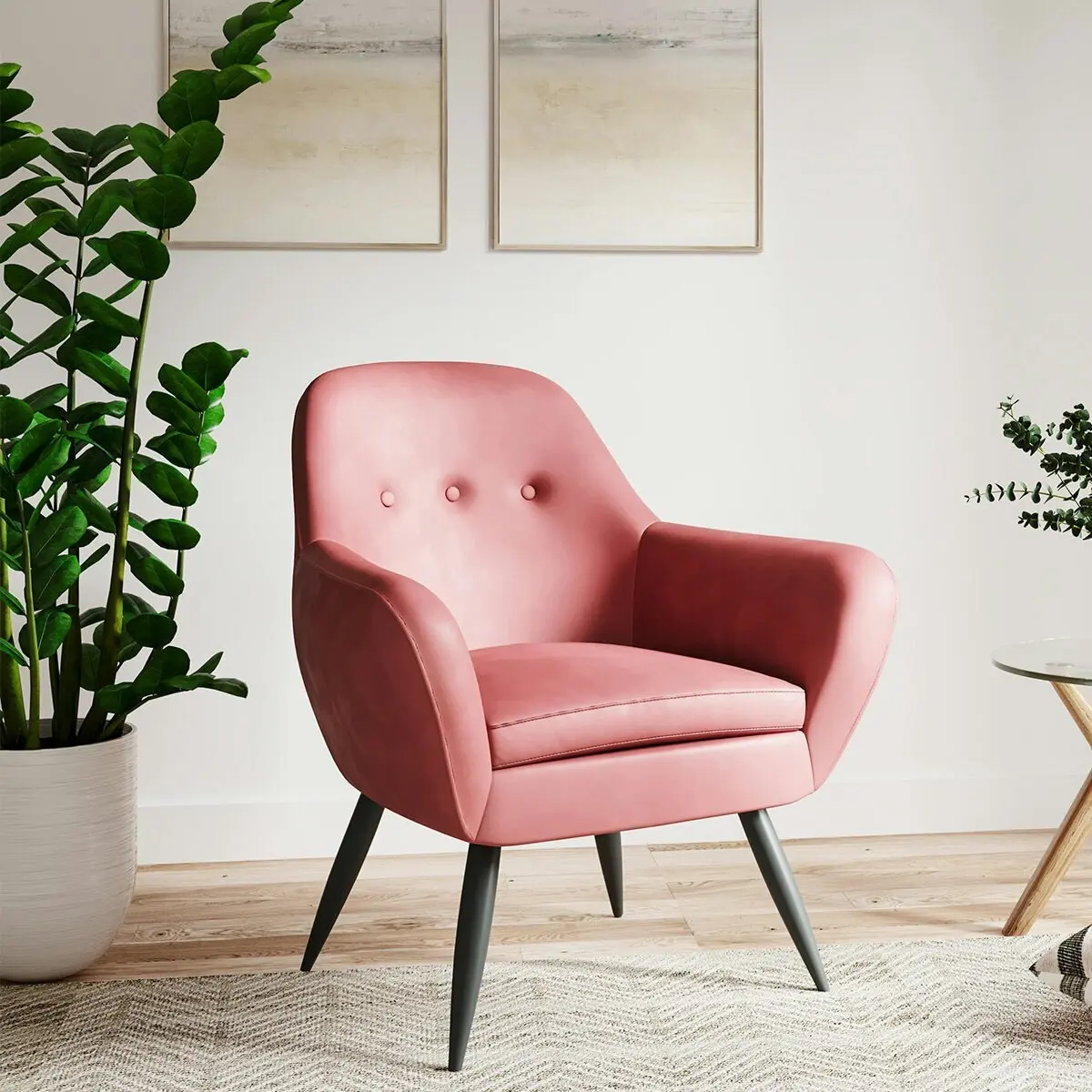 Ostro Furniture Ostro Winton Accent Chair Rose