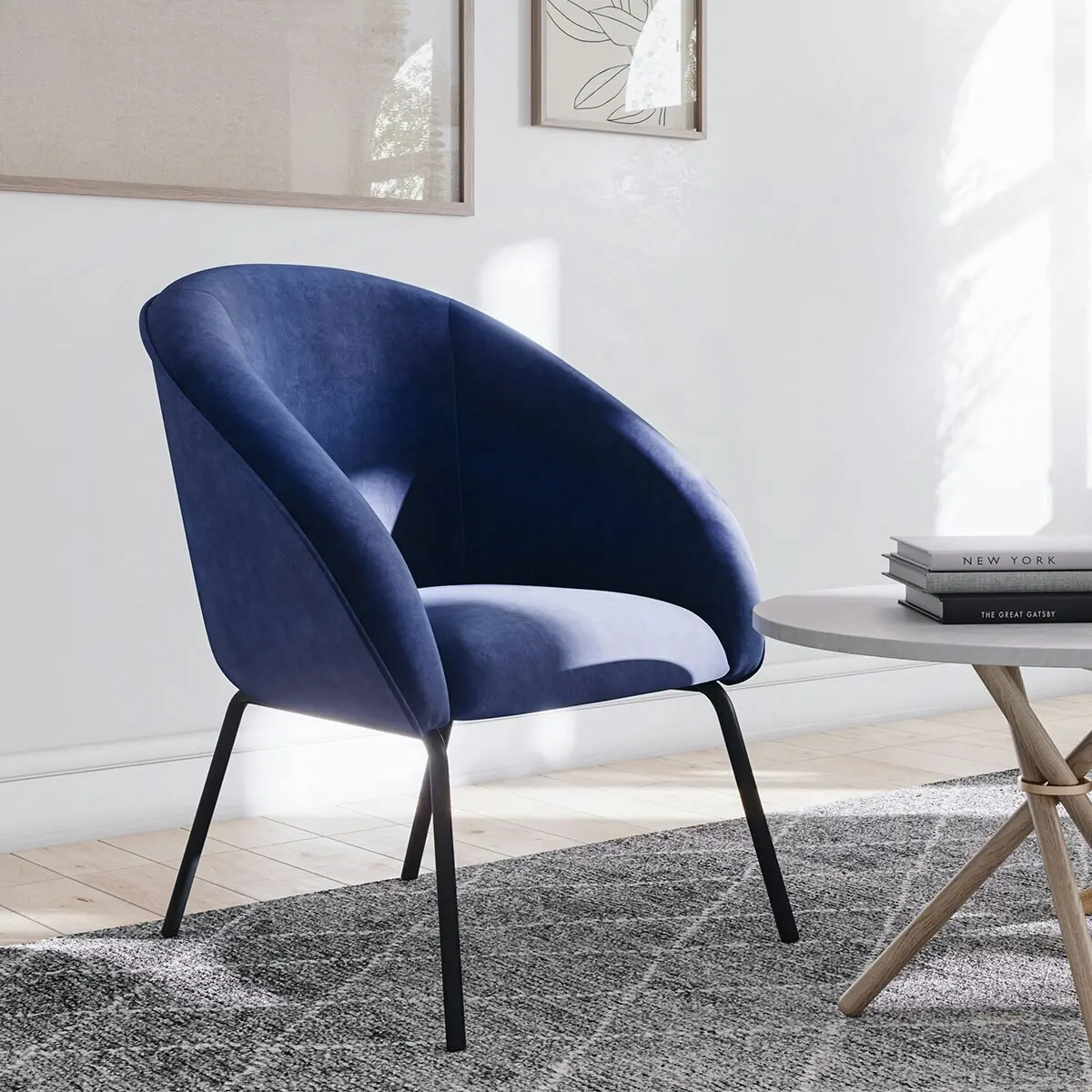 Ostro Furniture Ostro Austinmer Accent Chair Navy