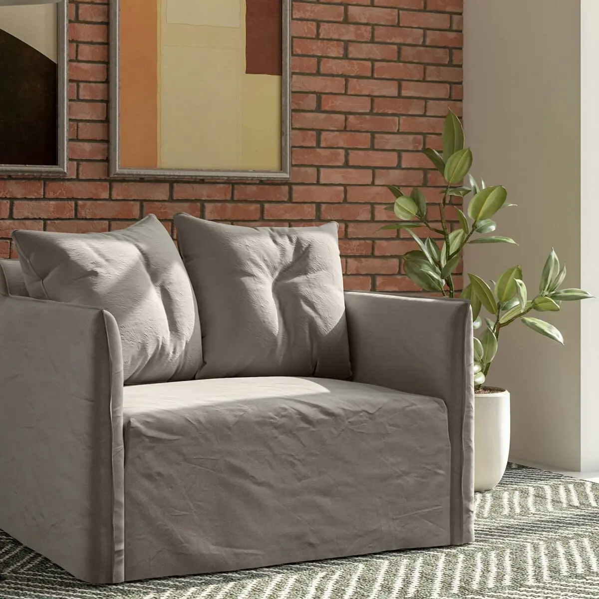 Kalona KAUAI Two Seater Sofa Coal