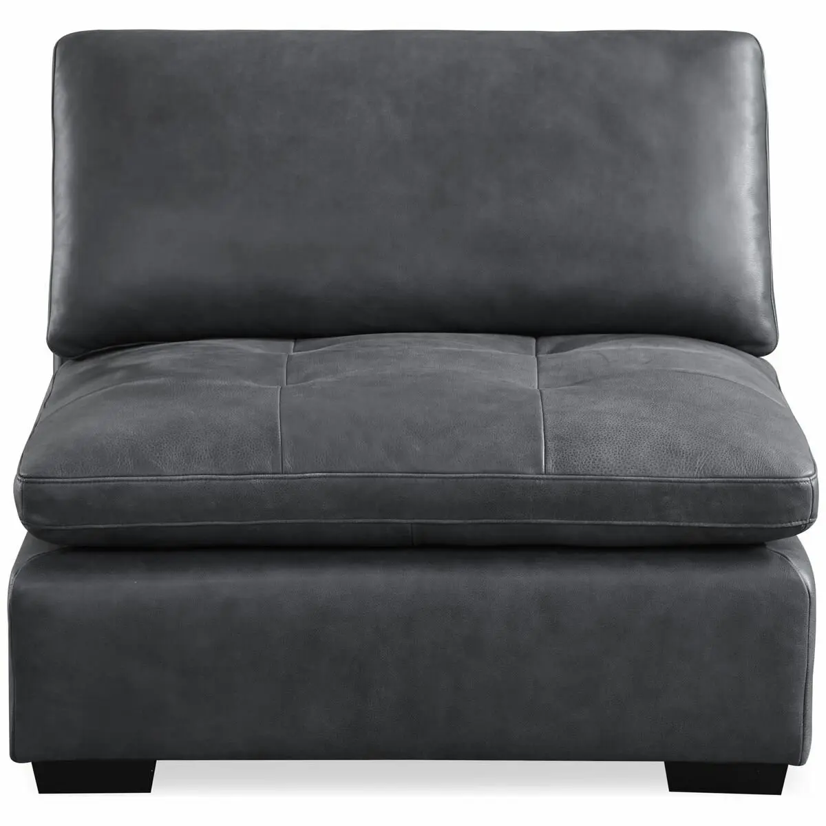 Kalona Milan Three Seater Charcoal Leather Lounge