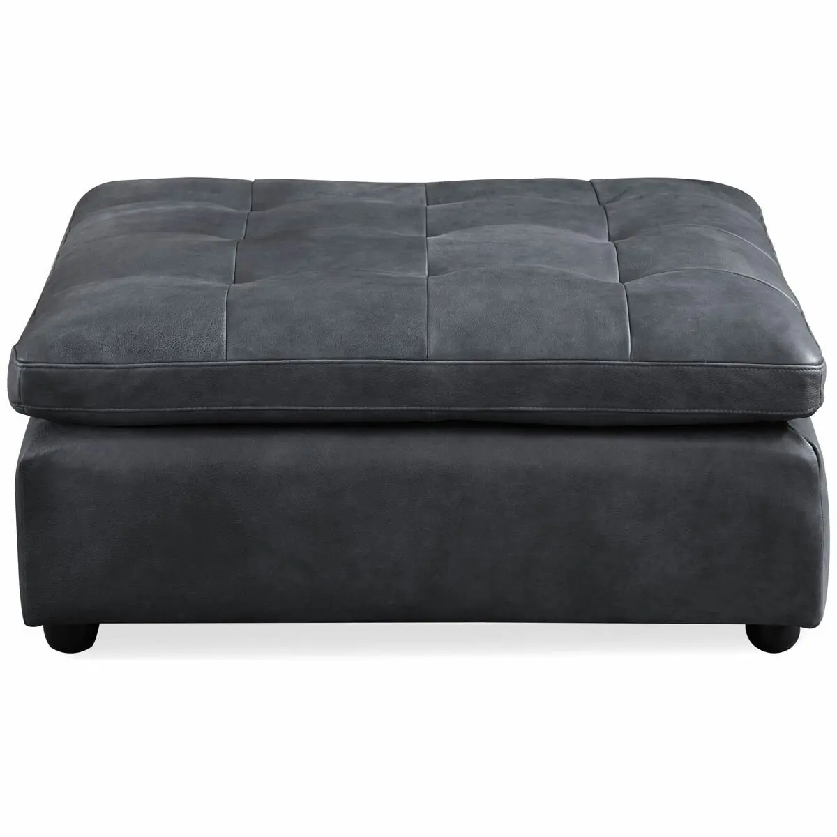 Kalona Milan Three Seater Charcoal Leather Lounge