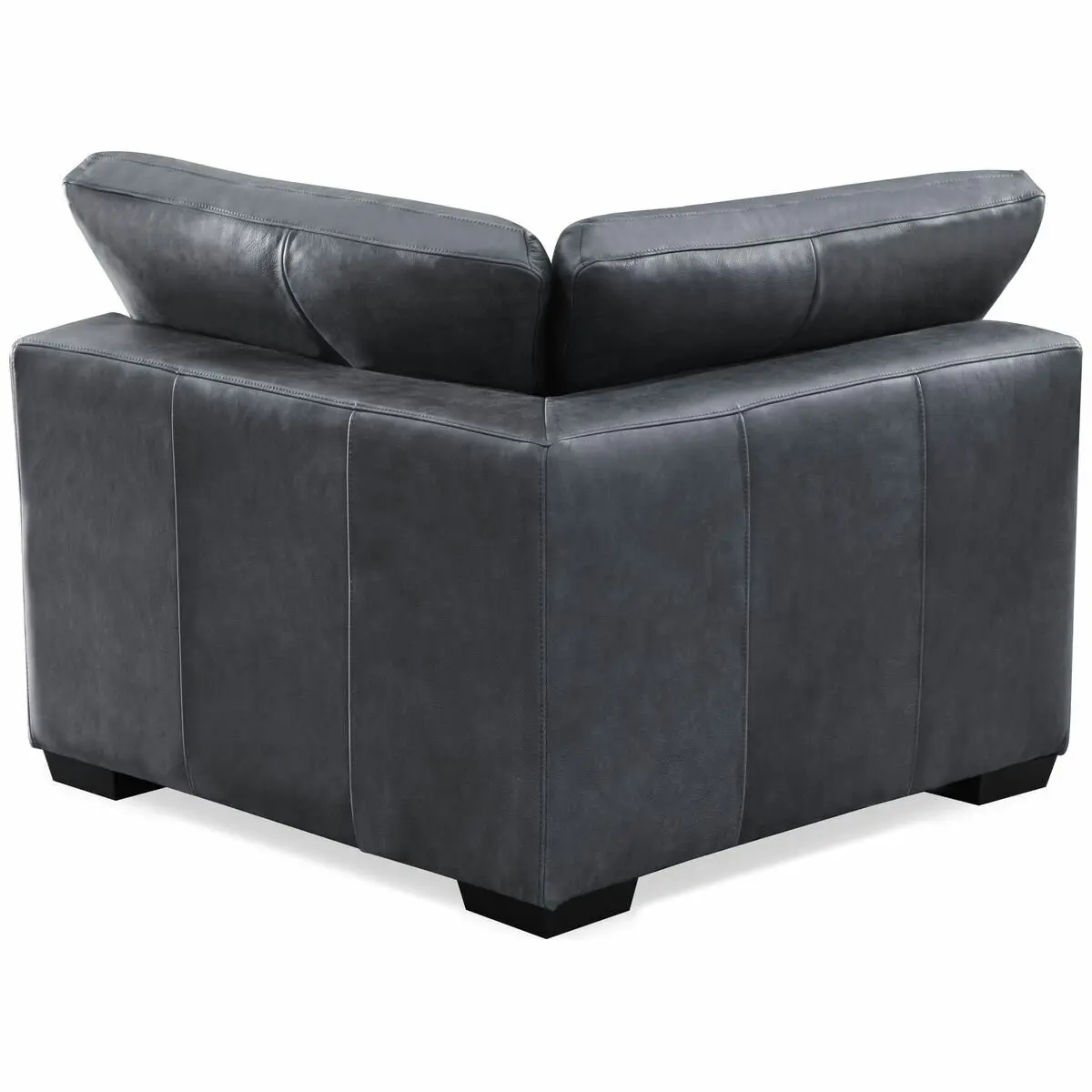 Kalona Milan Three Seater Charcoal Leather Lounge