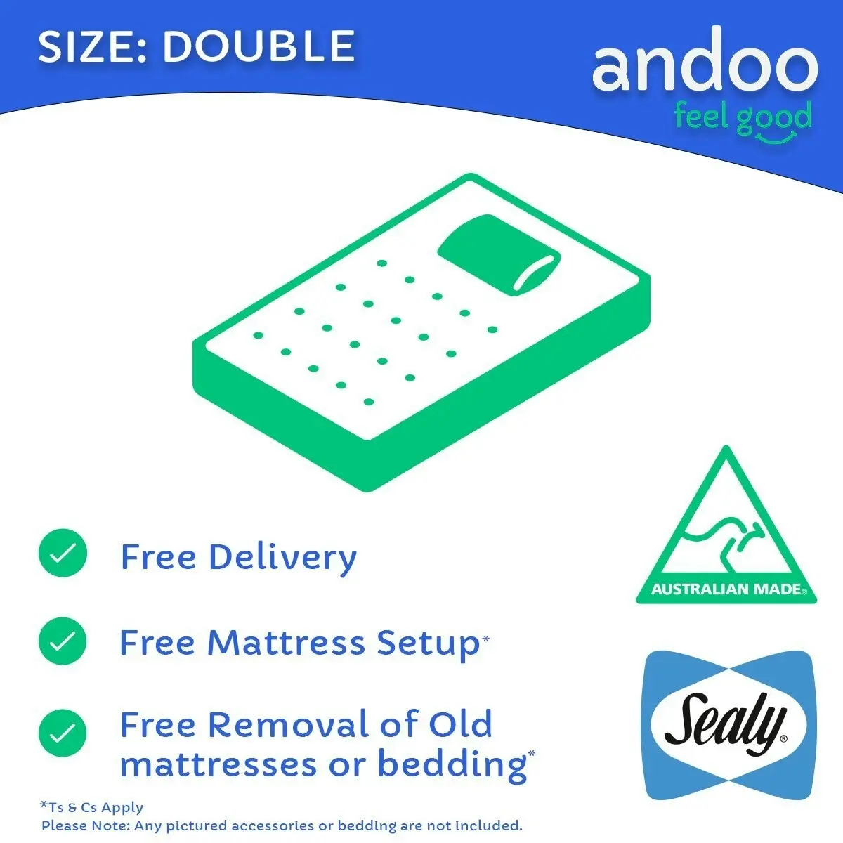 Sealy Advantage Lua Plush Double Mattress -