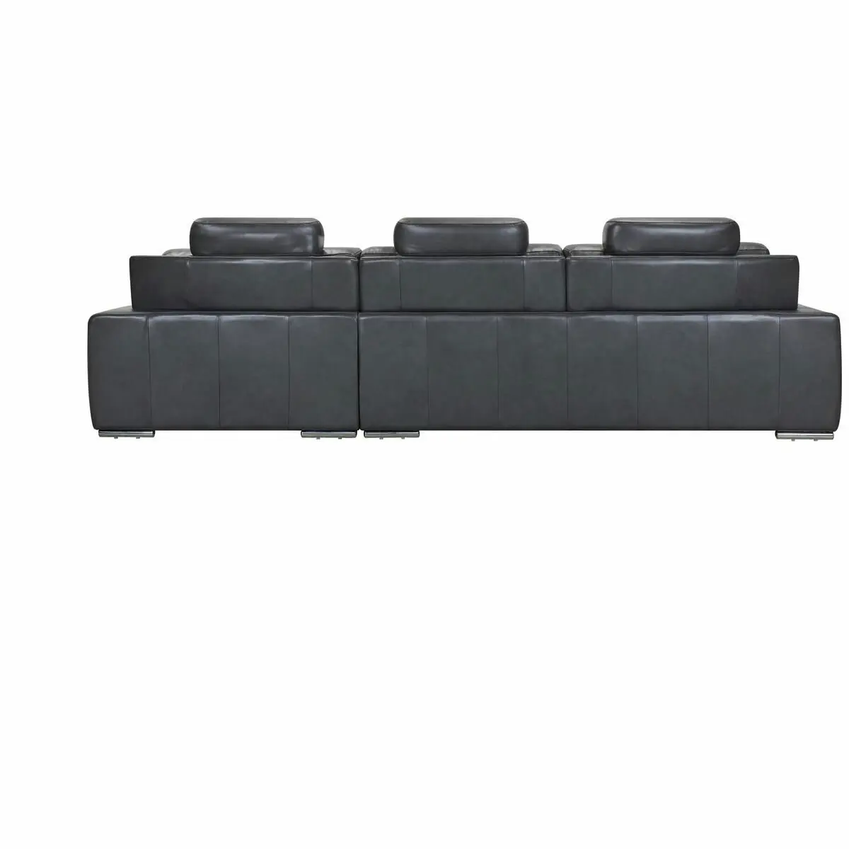 Kalona Ahlbeck Anthracite Three Seater Left Facing Chaise Sofa