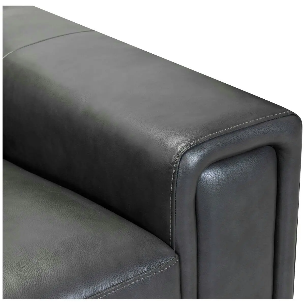 Kalona Ahlbeck Anthracite Three Seater Right Facing Chaise Sofa