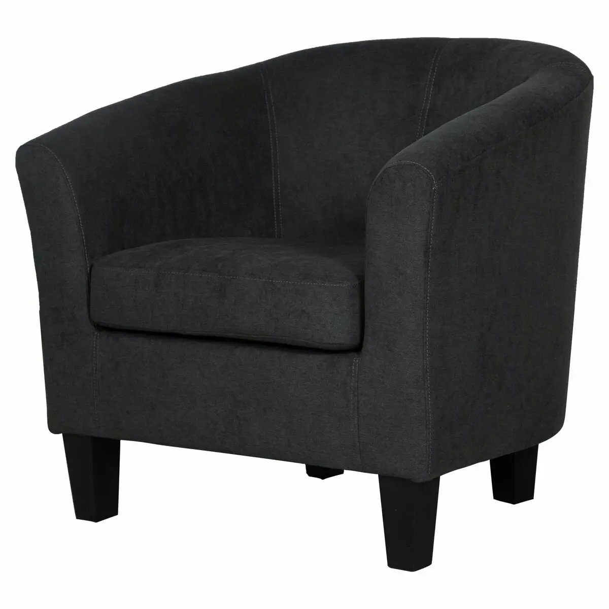 Ostro Furniture Ostro Tickera Accent Chair Dark Grey