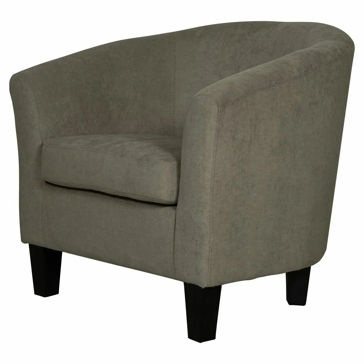 Ostro Furniture Ostro Tickera Accent Chair Steel Taupe