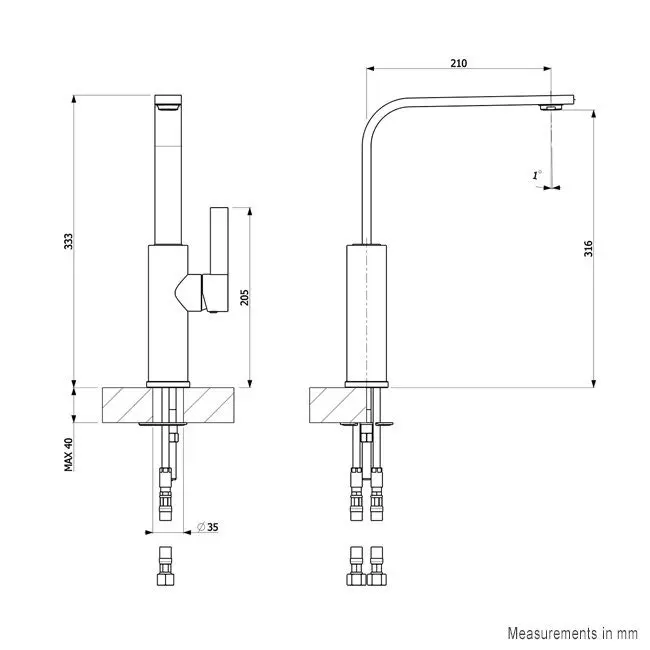 Armando Vicario Kitchen Mixer Tap