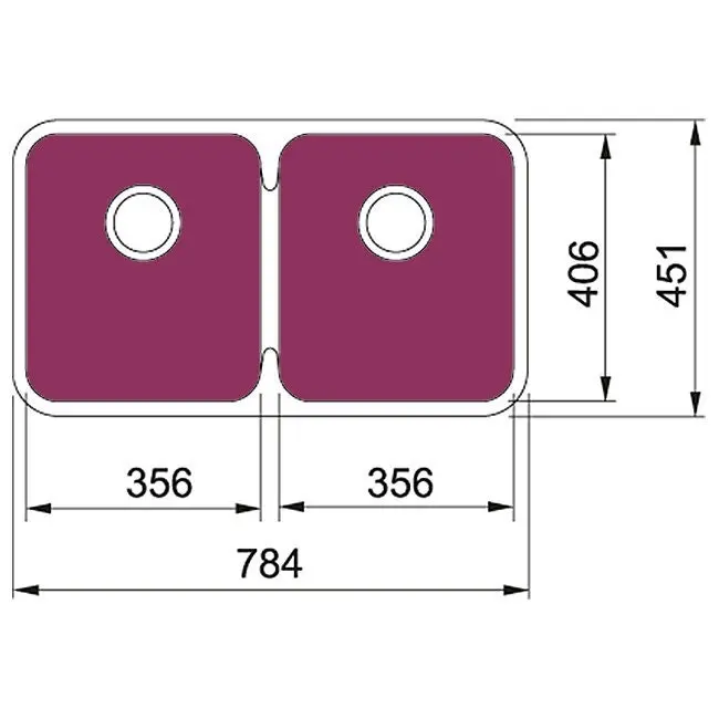 Franke Steel Queen Double Bowl Undermount Sink