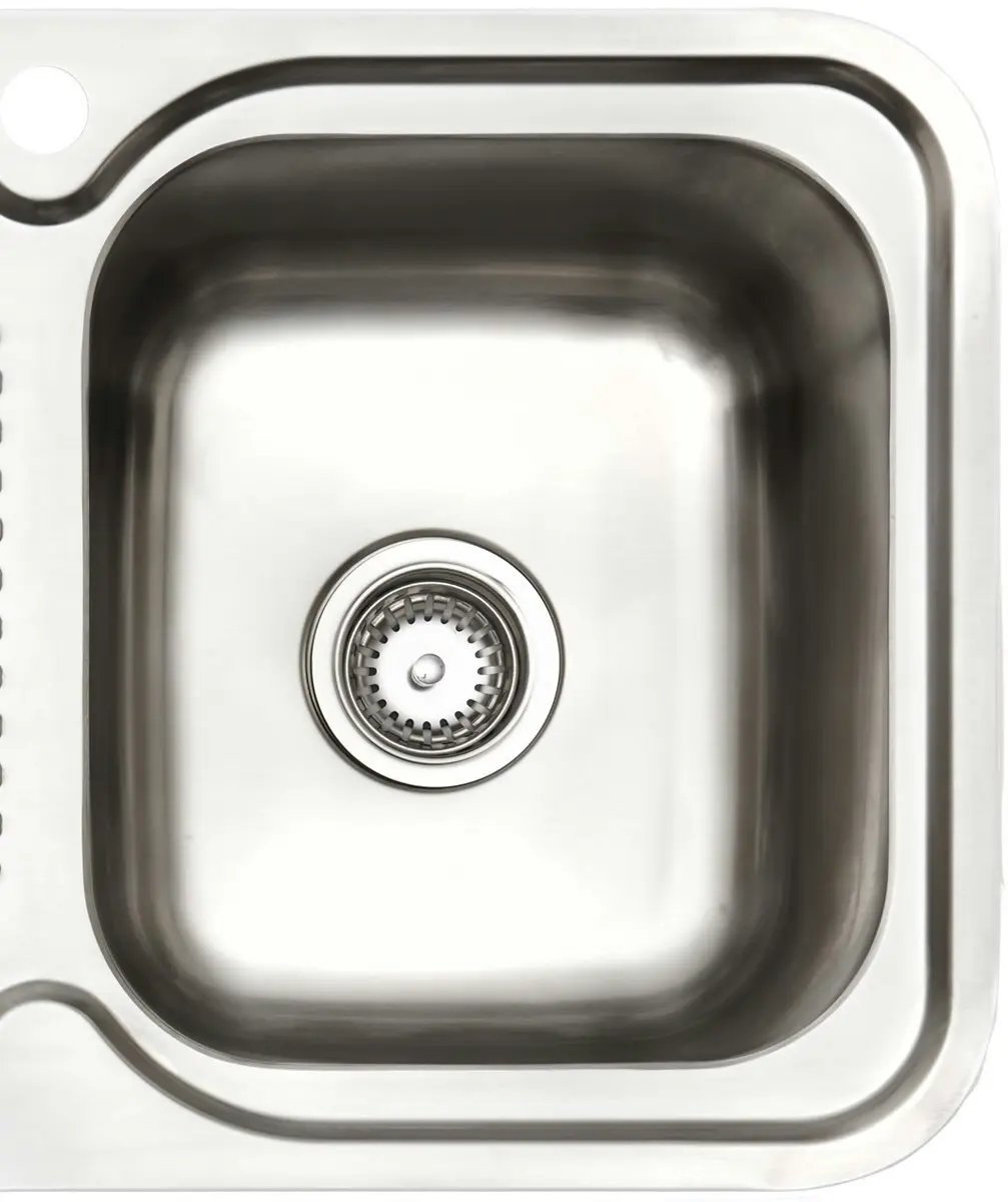 Arc Single Bowl Left Hand Drainer Inset Sink